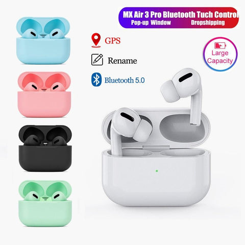 Airpods Air Pro 3rd Gen TWS - Bluetooth Earbuds with Dual Connectivity