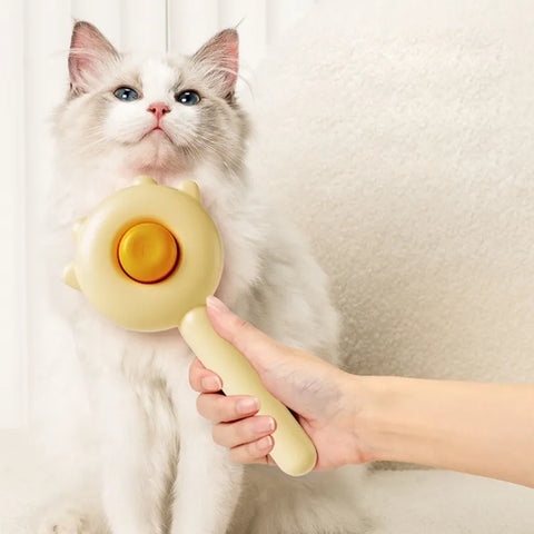 Pet Hair Removal Brush Self-cleaning Brushes Cleaning Tools Perfect For Grooming Long Short Haired Dogs Cats