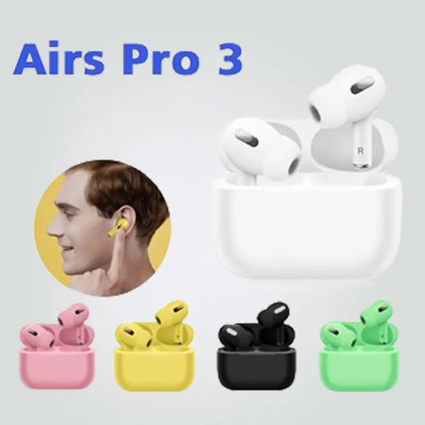Airpods Air Pro 3rd Gen TWS - Bluetooth Earbuds with Dual Connectivity